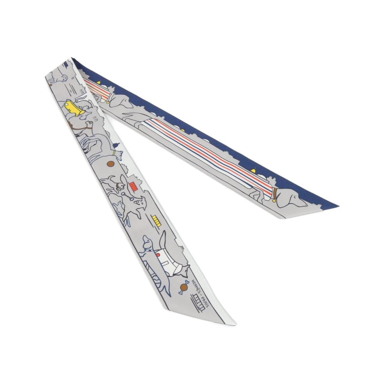 HERMES LES CHIENS PARISIENS Twilly 064116S 圍巾