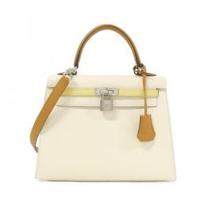 HERMES Kelly Tricolor 25cm 082734CK Bag