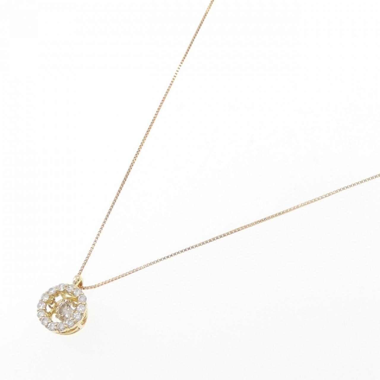 K18YG ダイヤモンド ネックレス 0.23CT