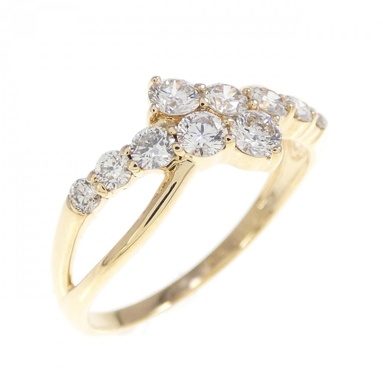 K18YG ダイヤモンド リング 0.50CT