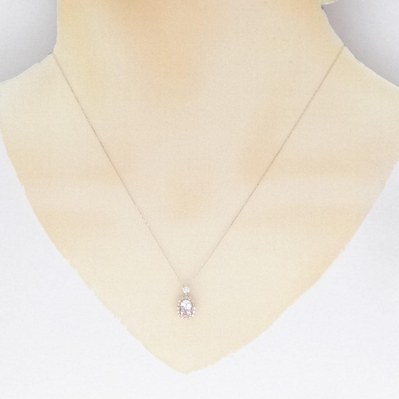 [新品] K18PG 摩根石項鍊 0.57CT