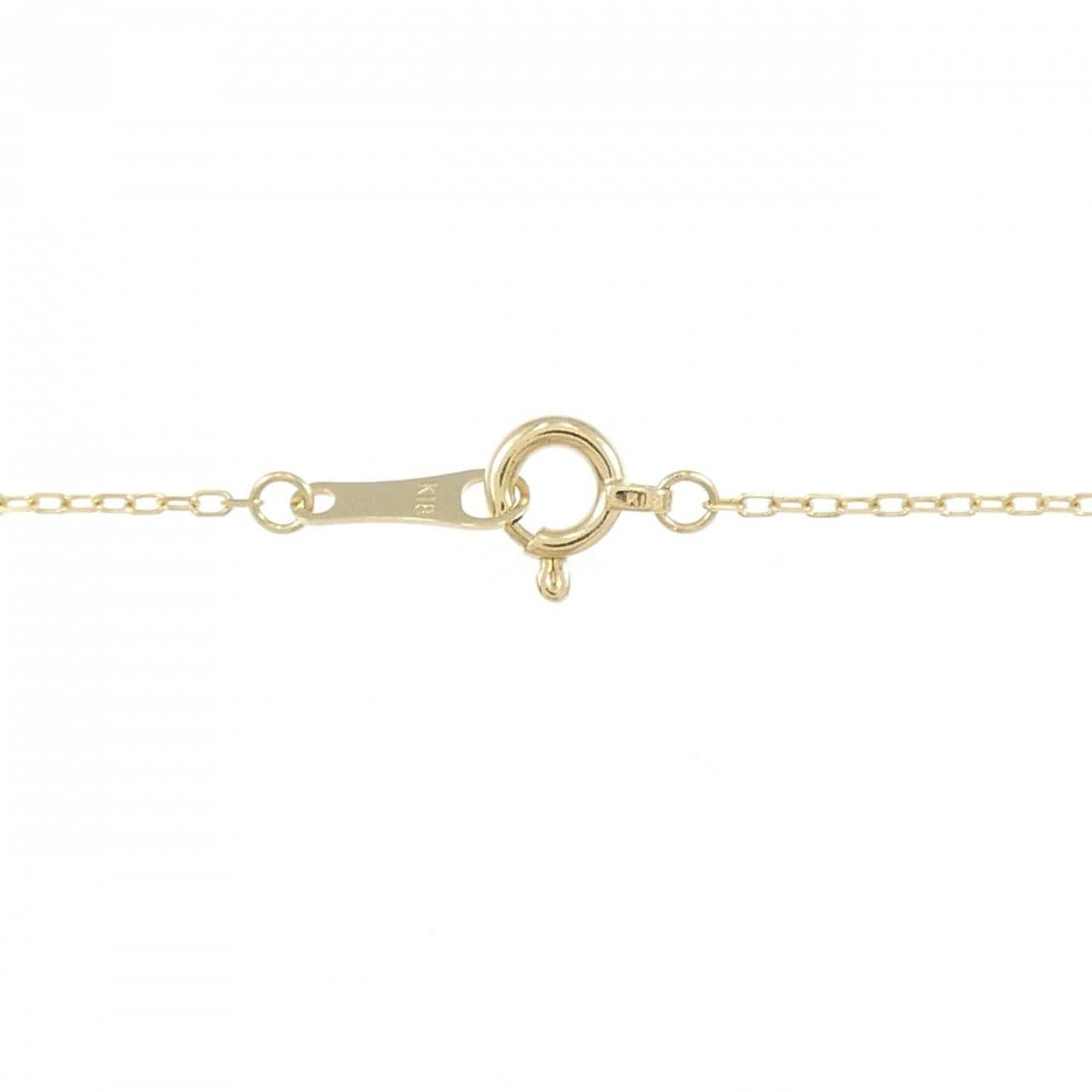 K18YG ダイヤモンド ネックレス 0.30CT