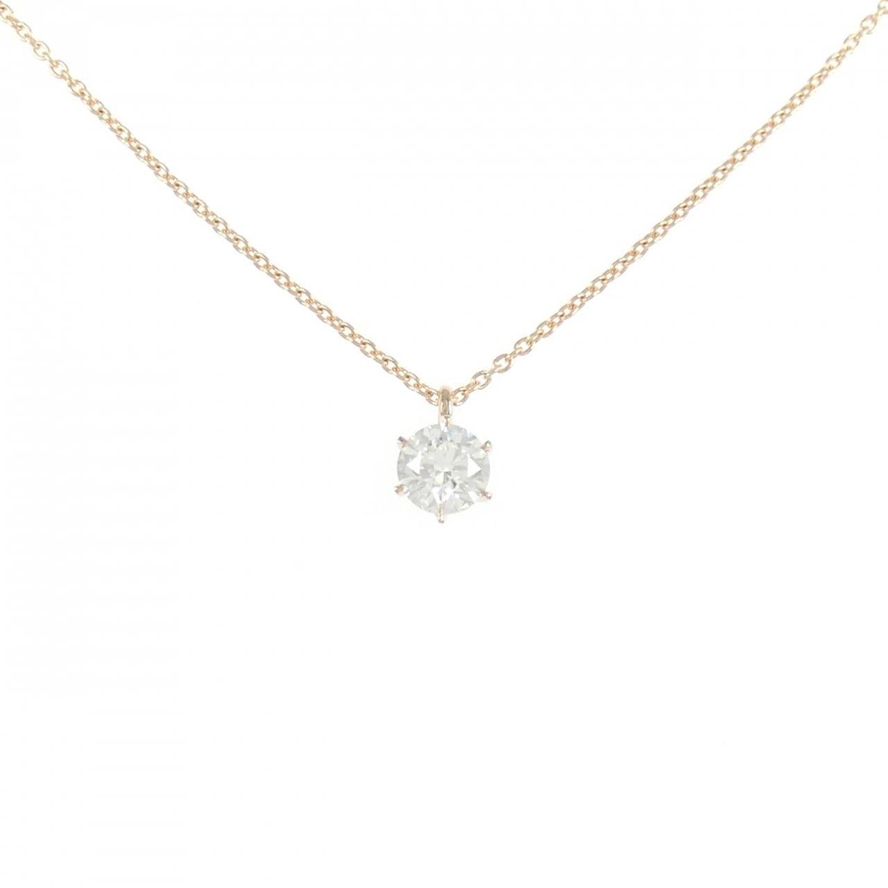 【リメイク】K18PG ダイヤモンド ネックレス 0.339CT H SI1 3EXT H&C