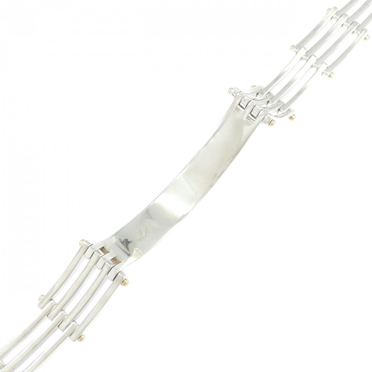 【vintage】TIFFANY门形链条ID手链窄款手链