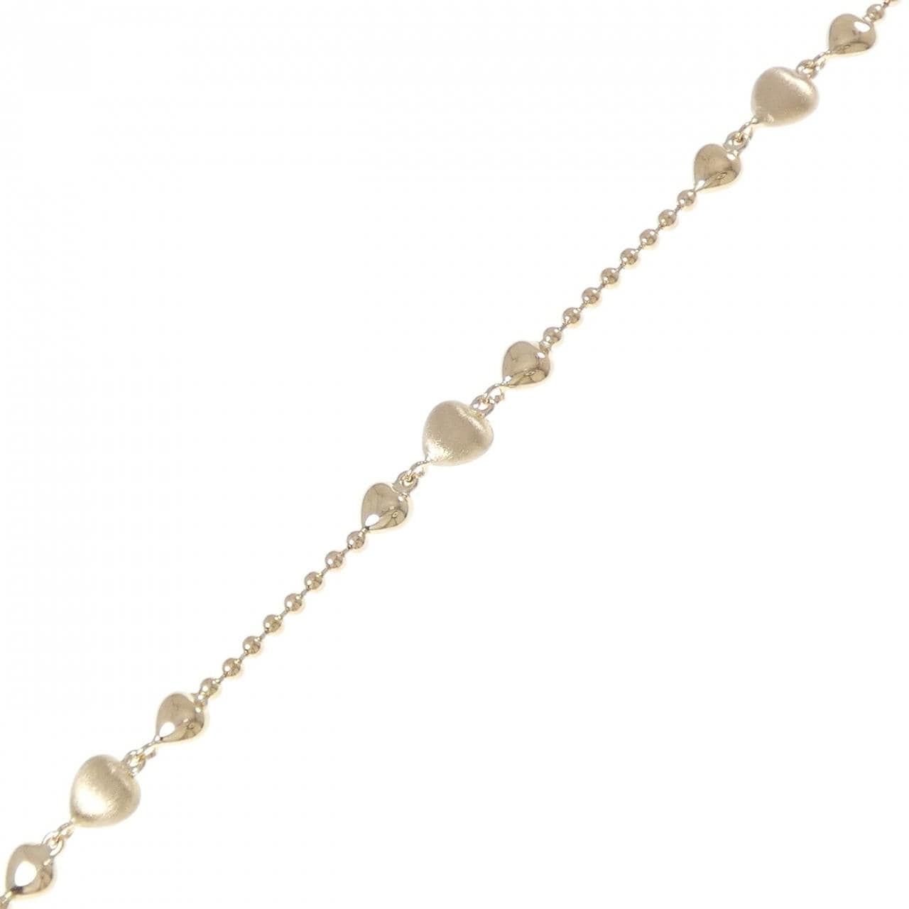 750YG ハート ブレスレット