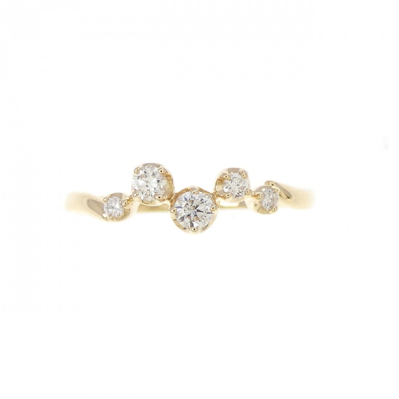 K18YG ダイヤモンド リング