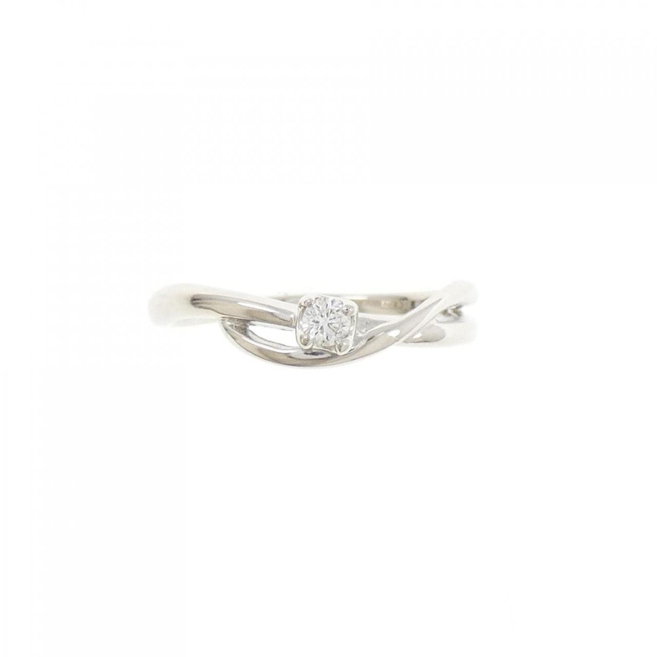 PT900 ソリティア ダイヤモンド リング 0.05CT