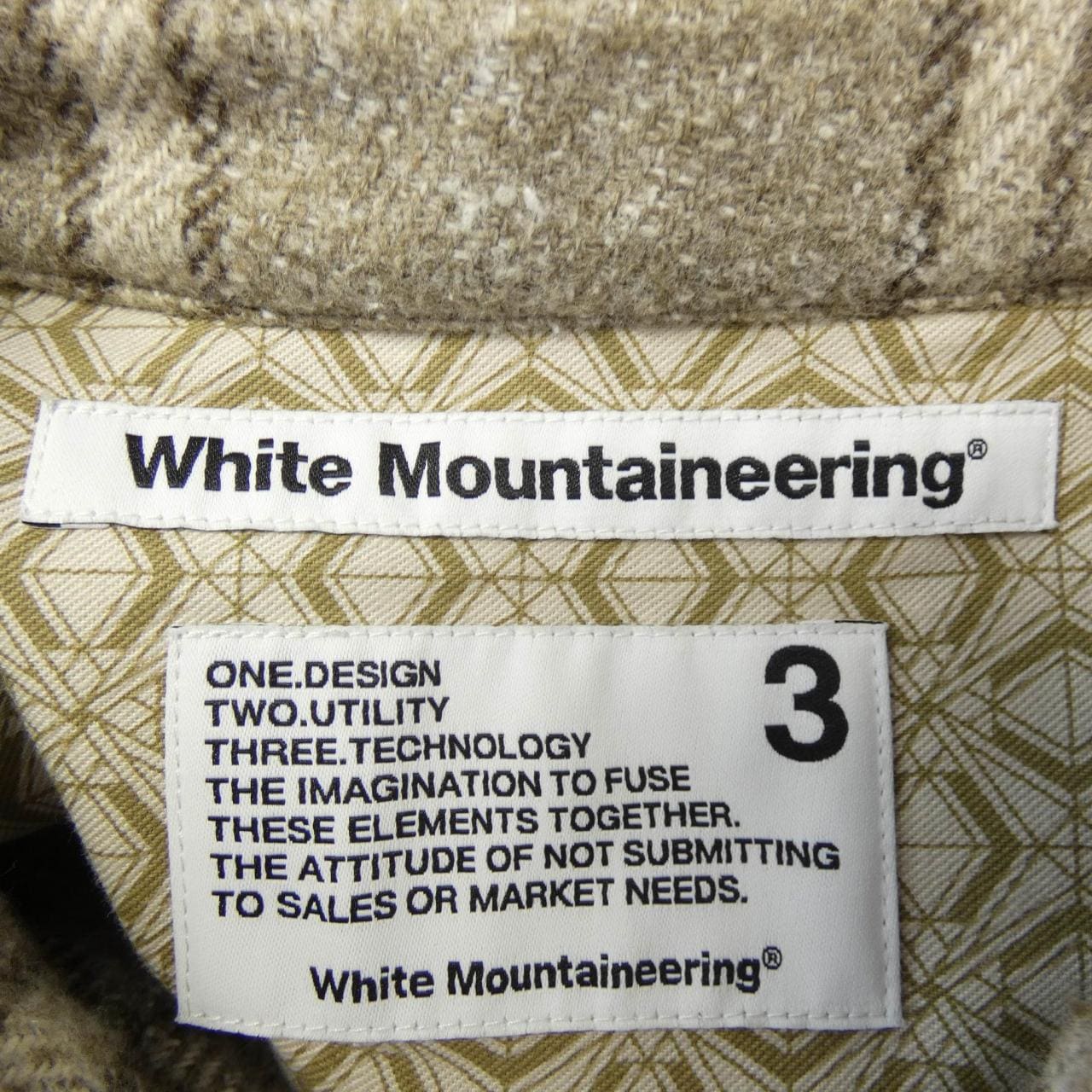 ホワイトマウンテニアリング WHITE MOUNTAINEERING シャツ