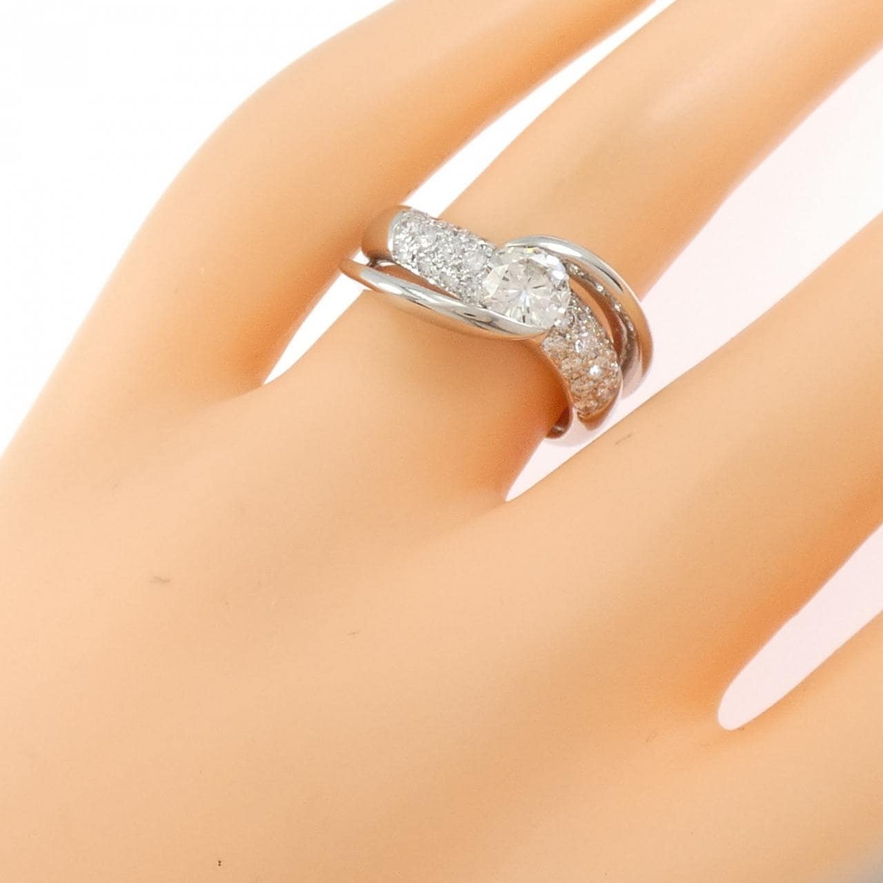 PT900 ダイヤモンド リング 0.61CT