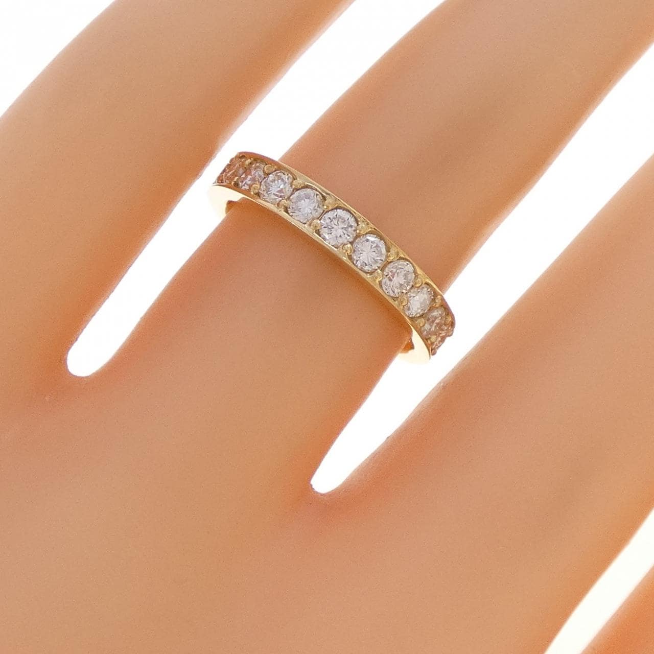 K18YG ダイヤモンド リング 1.01CT