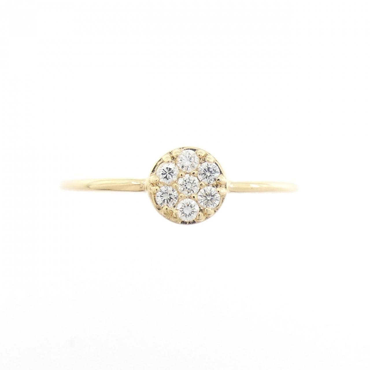 【リメイク】K18YG ダイヤモンド リング 0.10CT