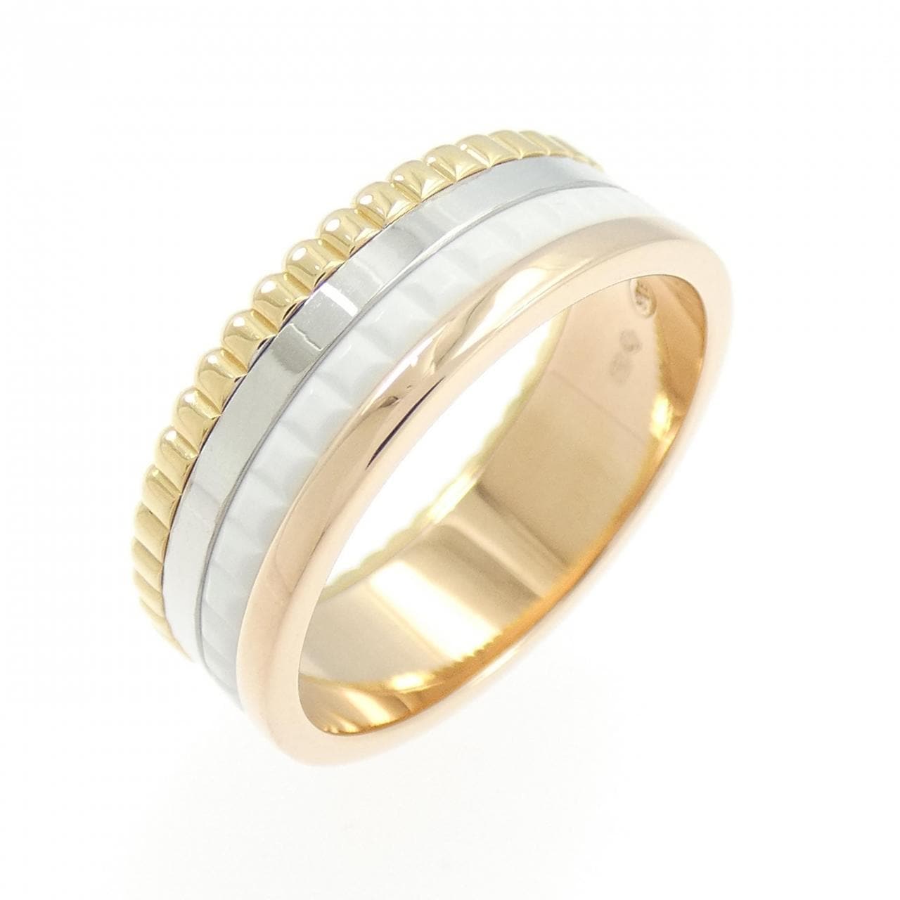 ブシュロン キャトル ホワイト スモール リング