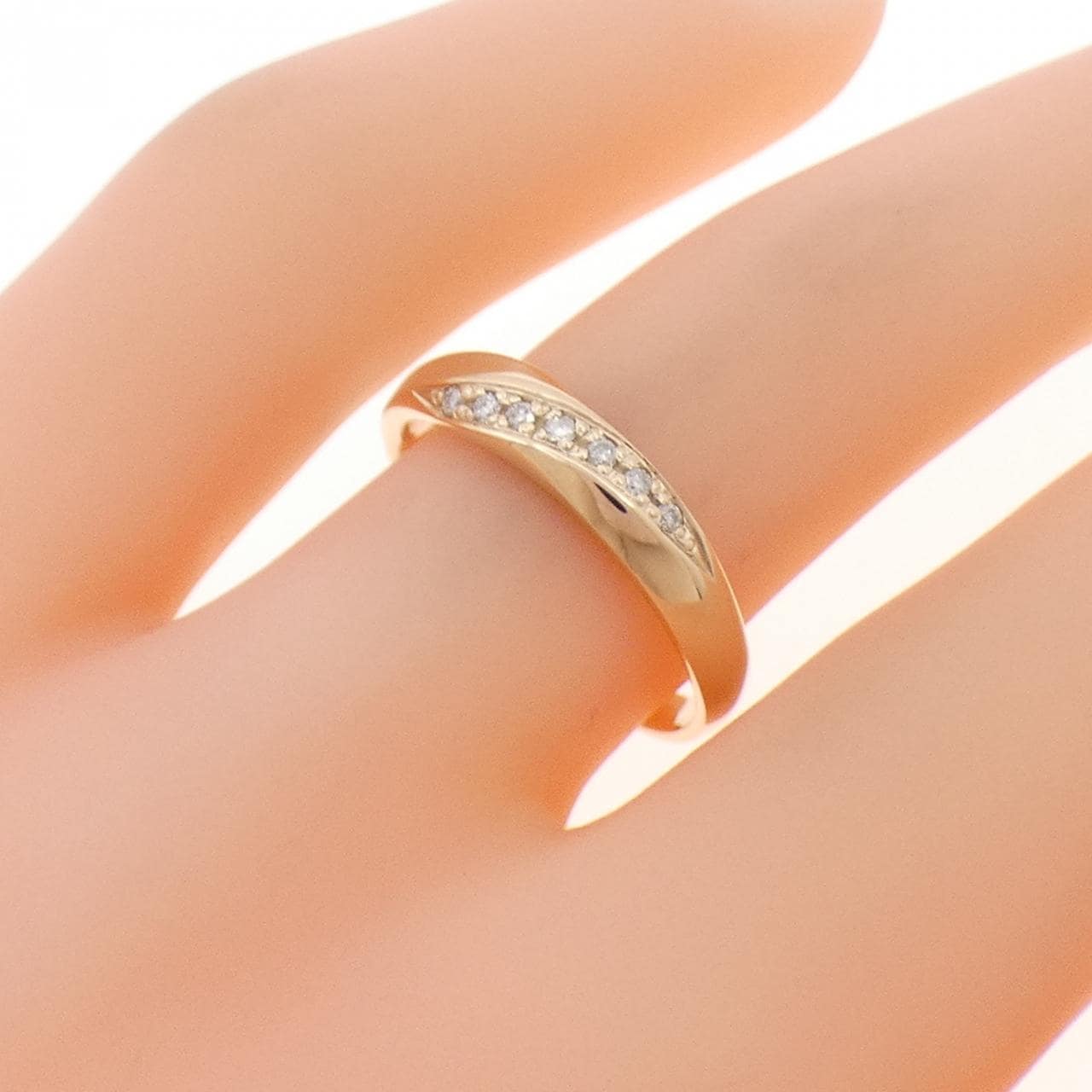 K10PG ダイヤモンド リング 0.04CT