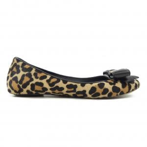 ルイヴィトン LOUIS VUITTON レオパードプリント ポピ･ライン フラットシューズ