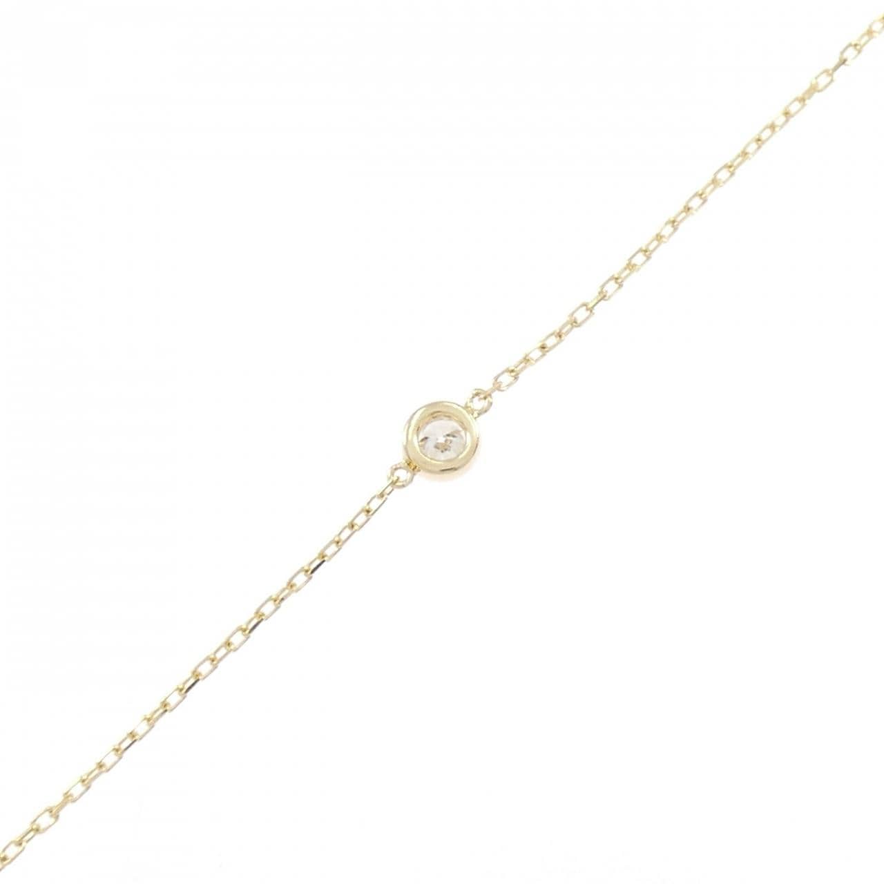 K18YG ダイヤモンド ブレスレット 0.10CT