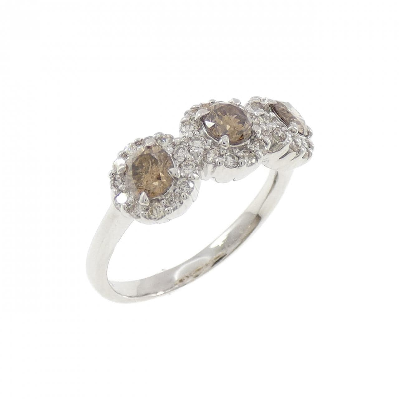 K18WG ダイヤモンド リング 1.00CT