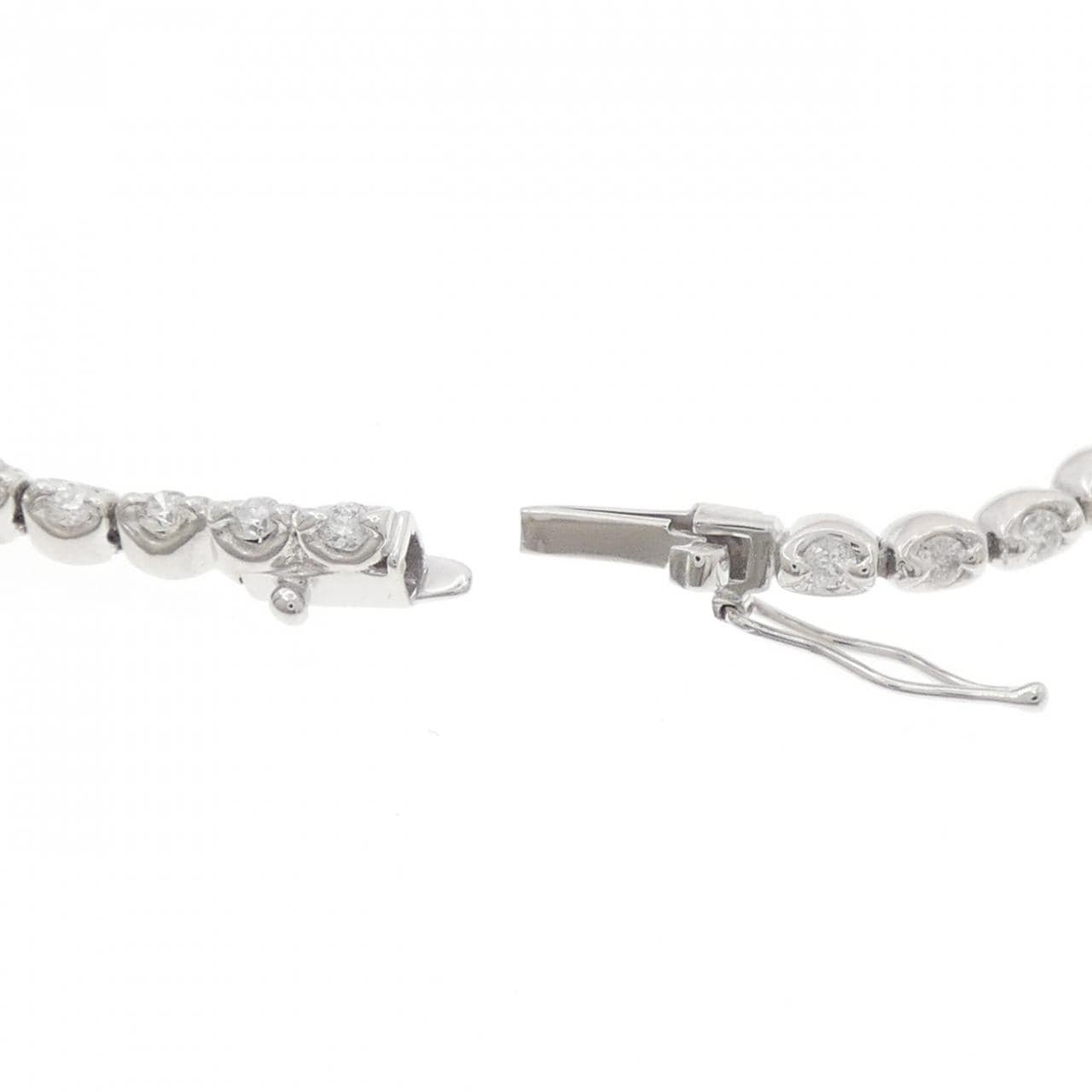 K18WG ダイヤモンド ブレスレット 1.15CT