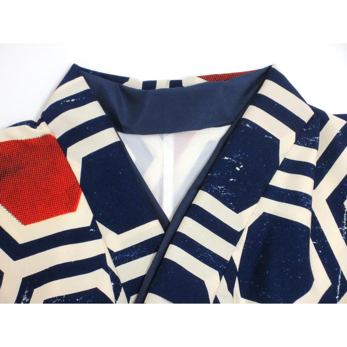 化繊　二尺袖　ショート丈　モダンアンテナ