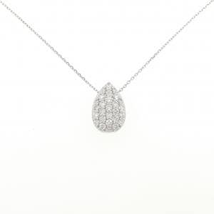 K18WG ダイヤモンド ネックレス 0.50CT