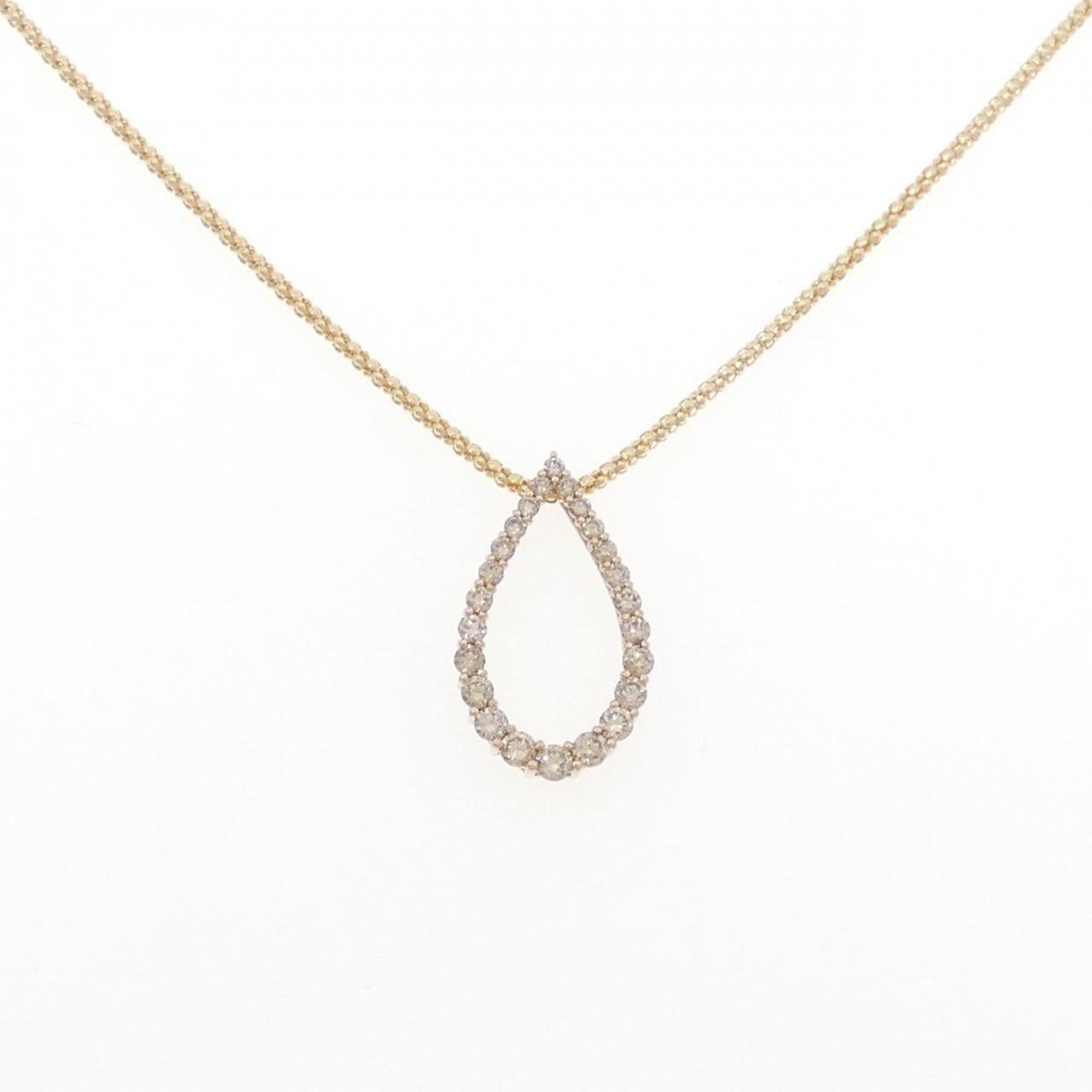 K18PG/K18YG ダイヤモンド ネックレス 0.70CT