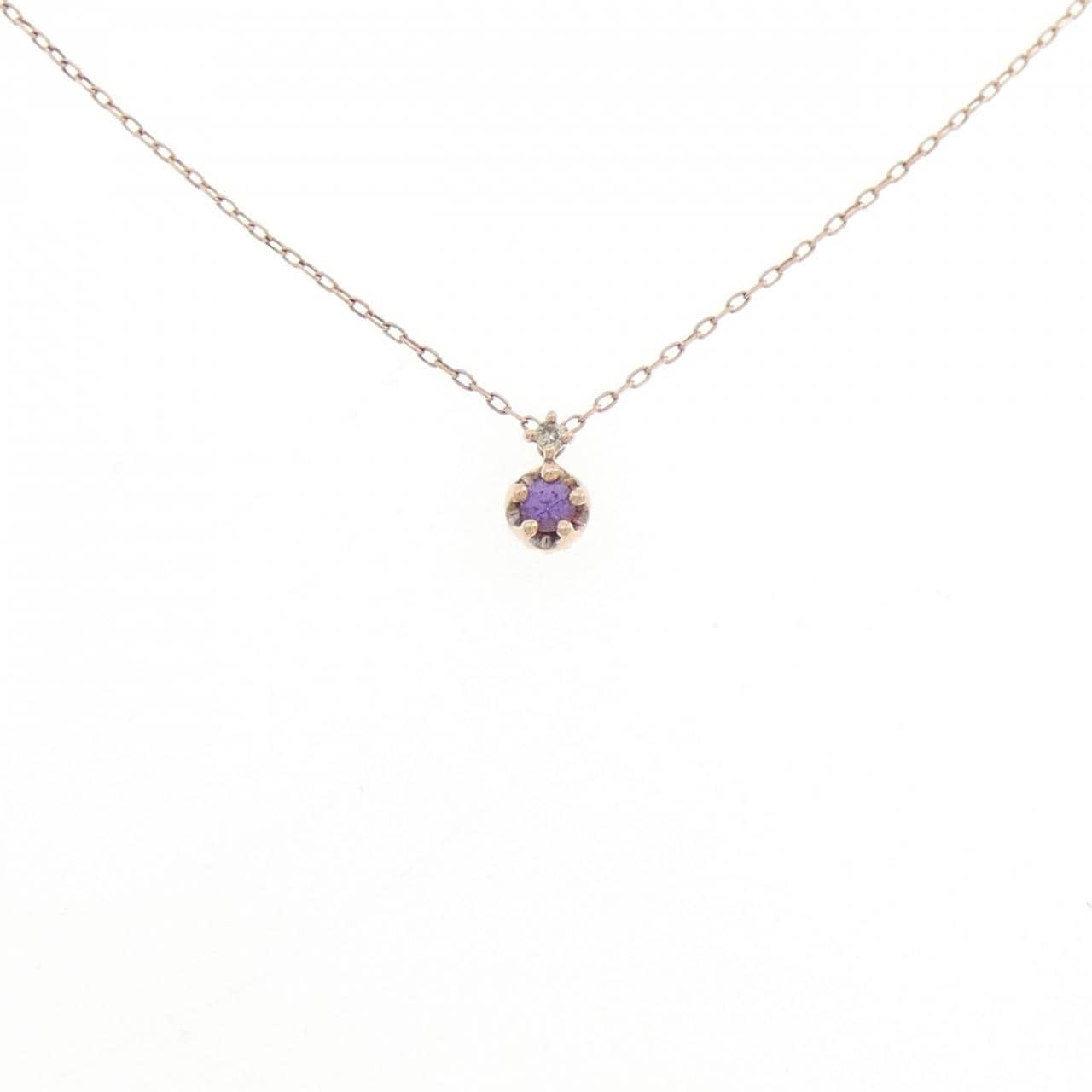 K10PG サファイヤ ネックレス