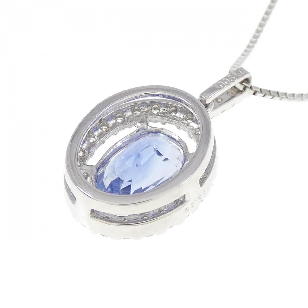 PT Sapphire Necklace 3.28CT