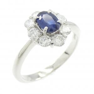 PT900 サファイヤ リング 0.61CT