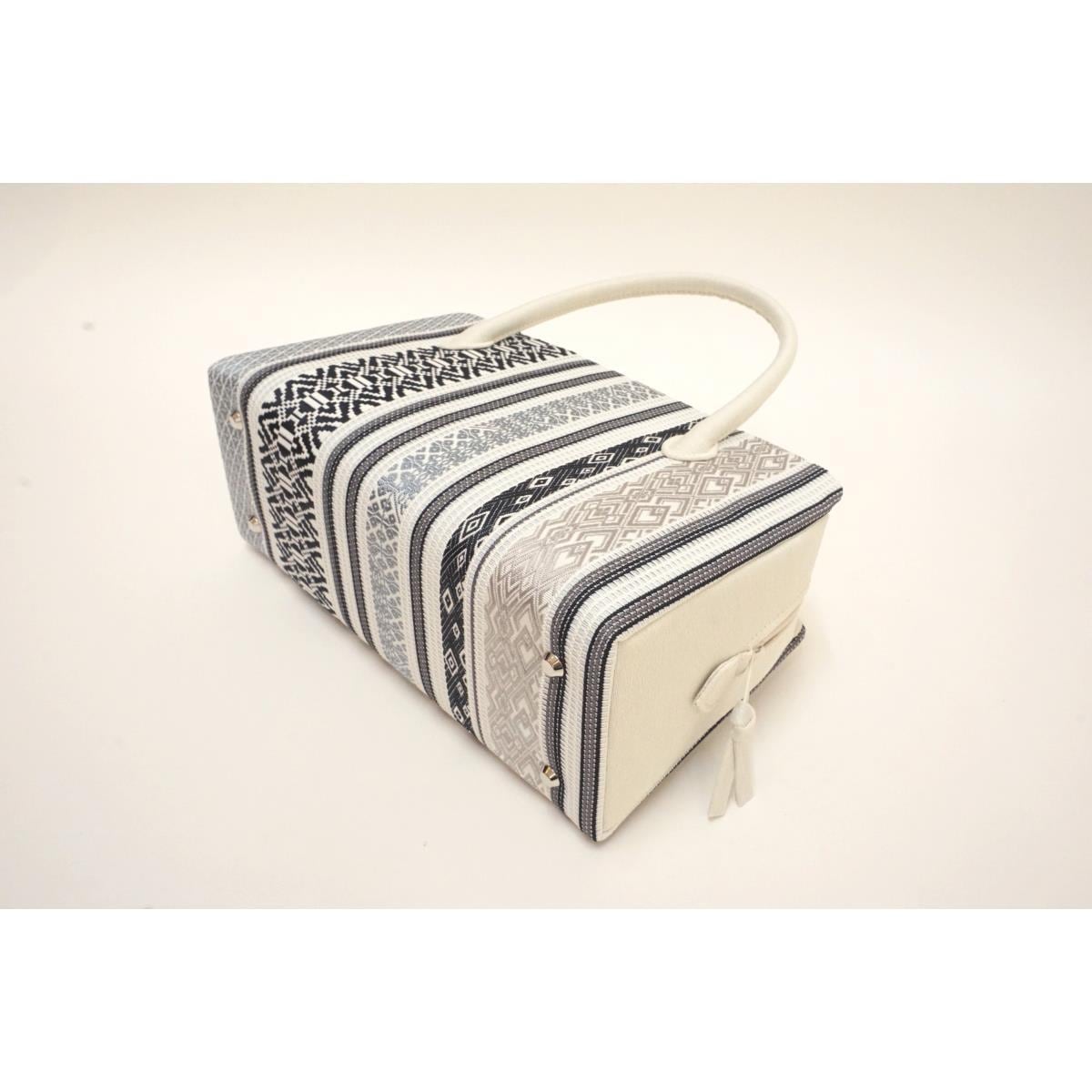 【新品】利休バッグ　【博多織】夏物