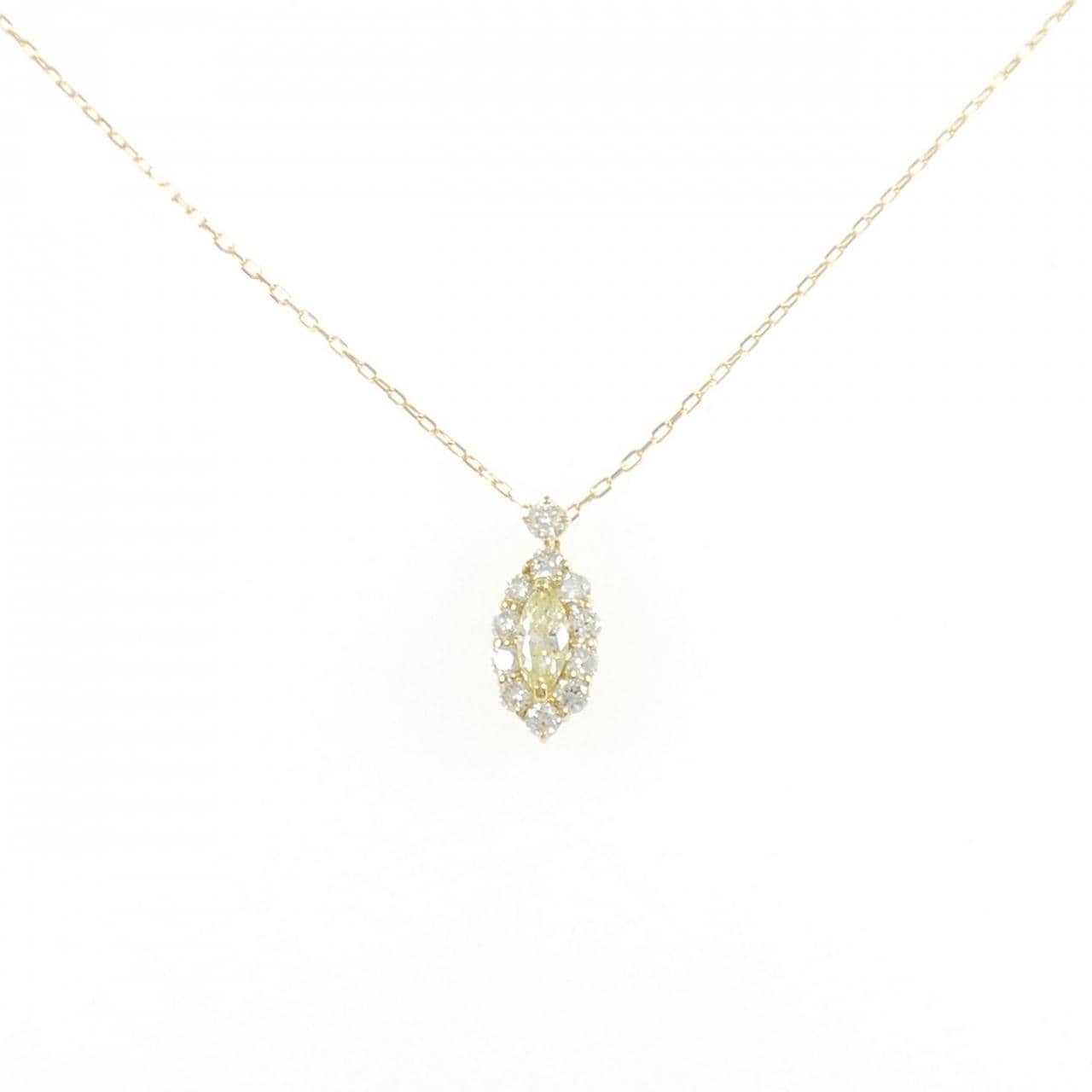 【新品】K18YG ダイヤモンド ネックレス 0.30CT