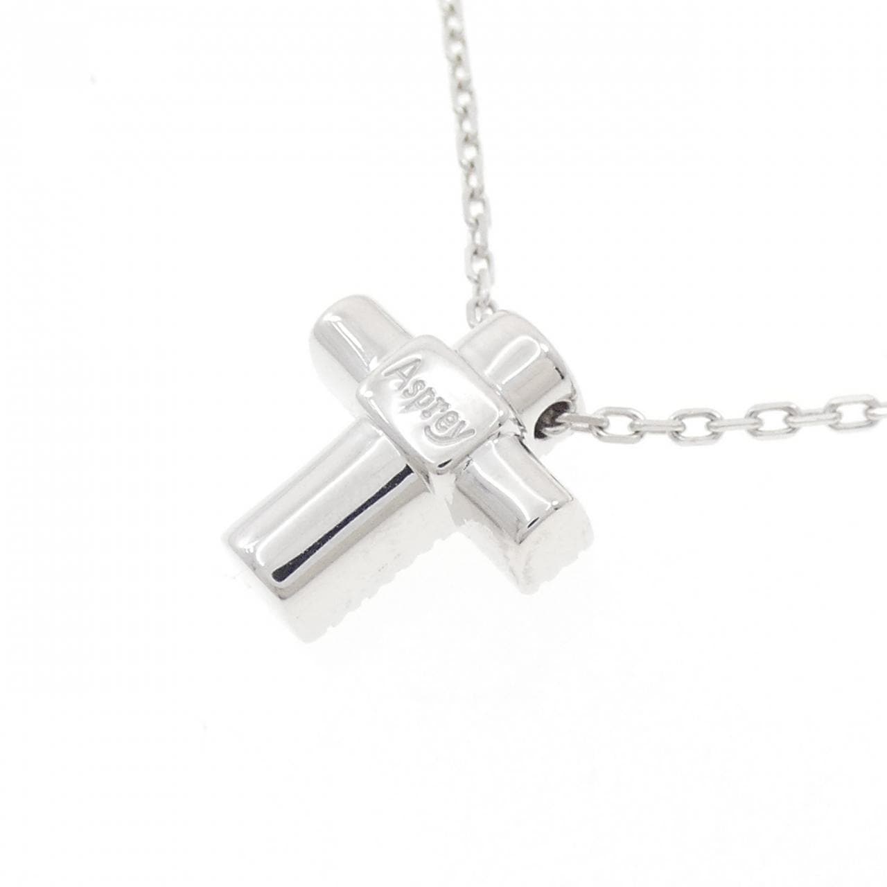 ASPREY Cross Diamond Necklace