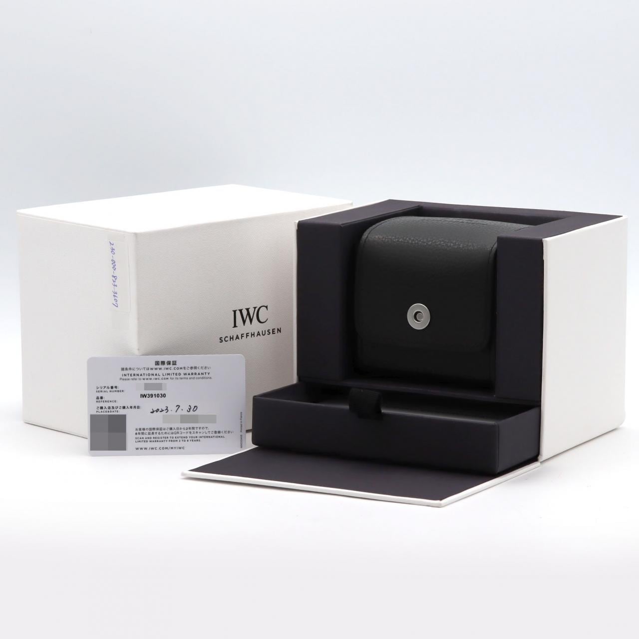 【ノーメンテナンス還元価格】IWC ポートフィノ クロノグラフ IW391030 SS 自動巻