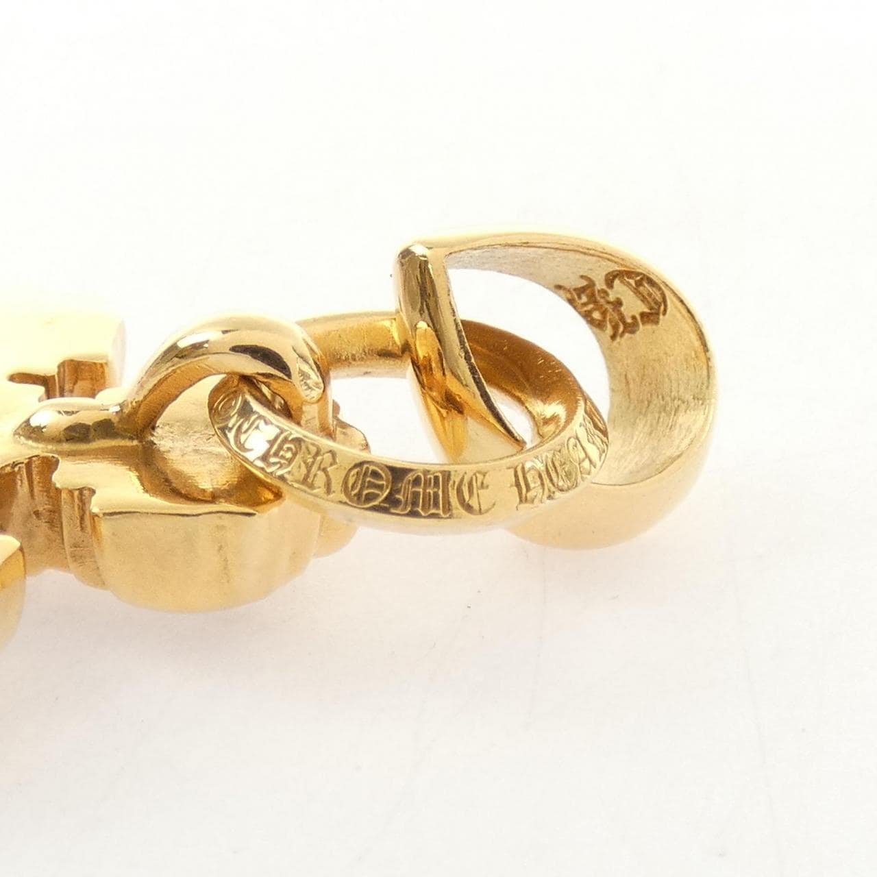 クロムハーツ CHROME HEARTS FILIGREE CROSS XSM GLD W/ATTACHED BALE 206015025GLDXXX208 ペンダント