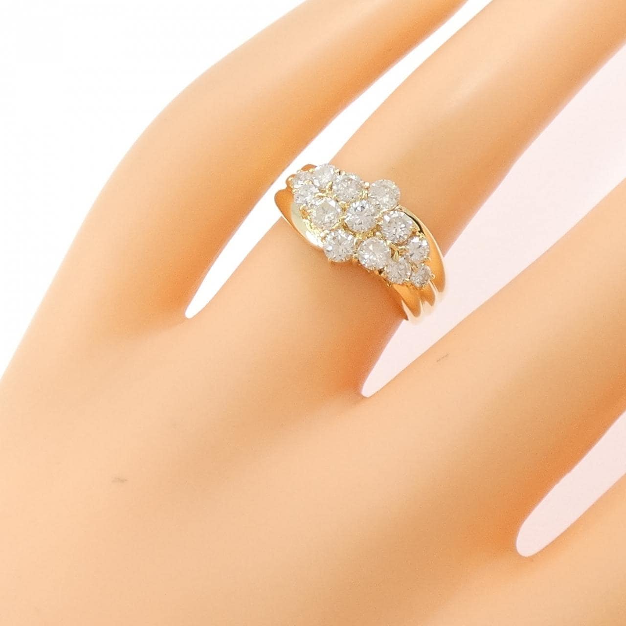 K18YG ダイヤモンド リング 1.02CT