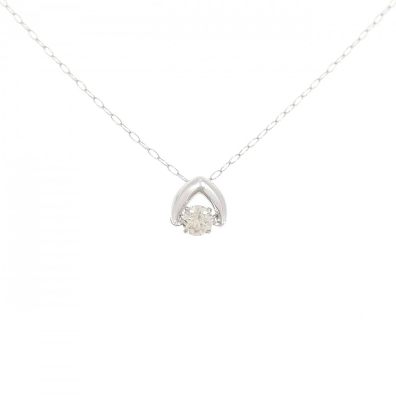 PT900/PT850 ダイヤモンド ネックレス 0.10CT