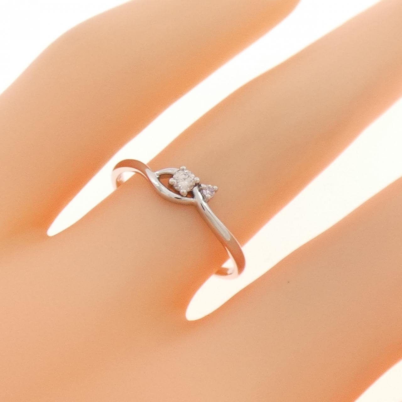 PT900 ダイヤモンド リング 0.05CT