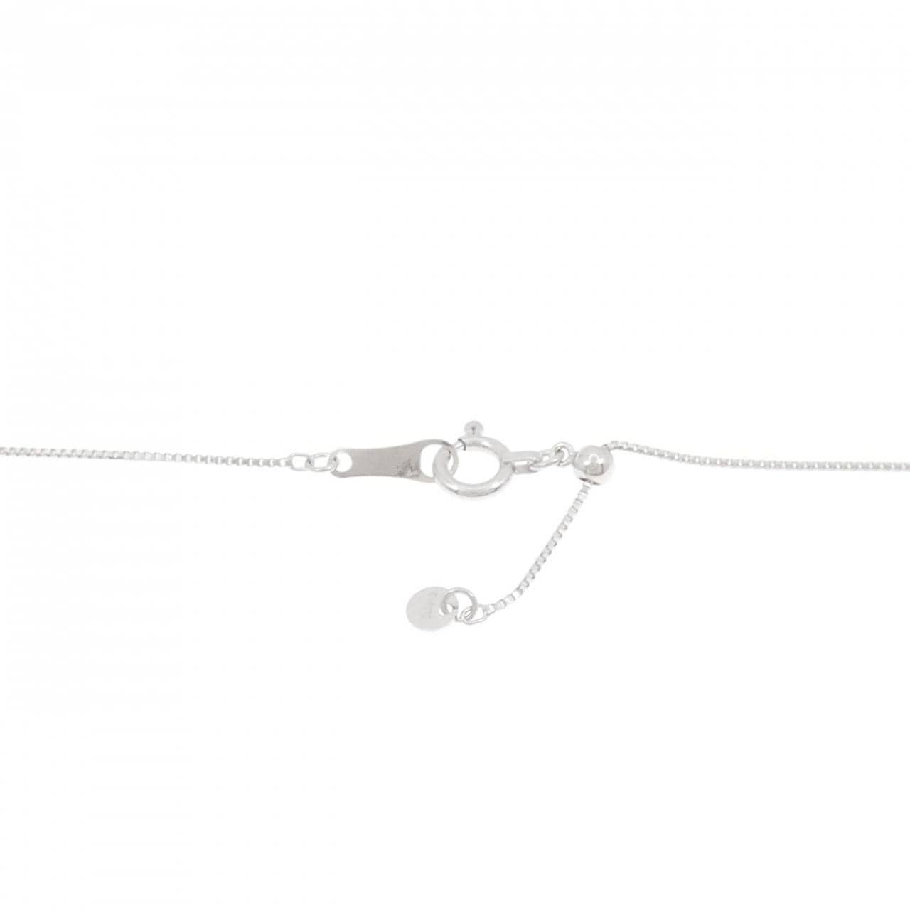 750WG/K18WG ルビー ネックレス 1.02CT