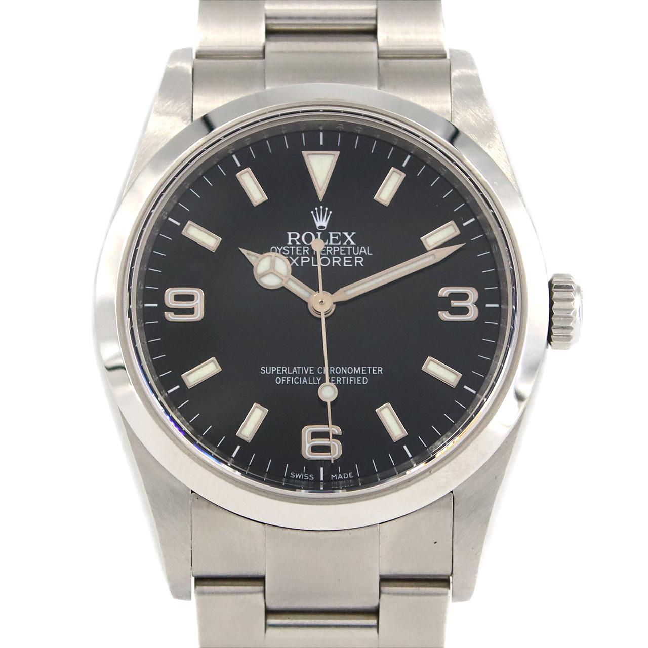 ROLEX Explorer I 114270 SS Automatic Z No.