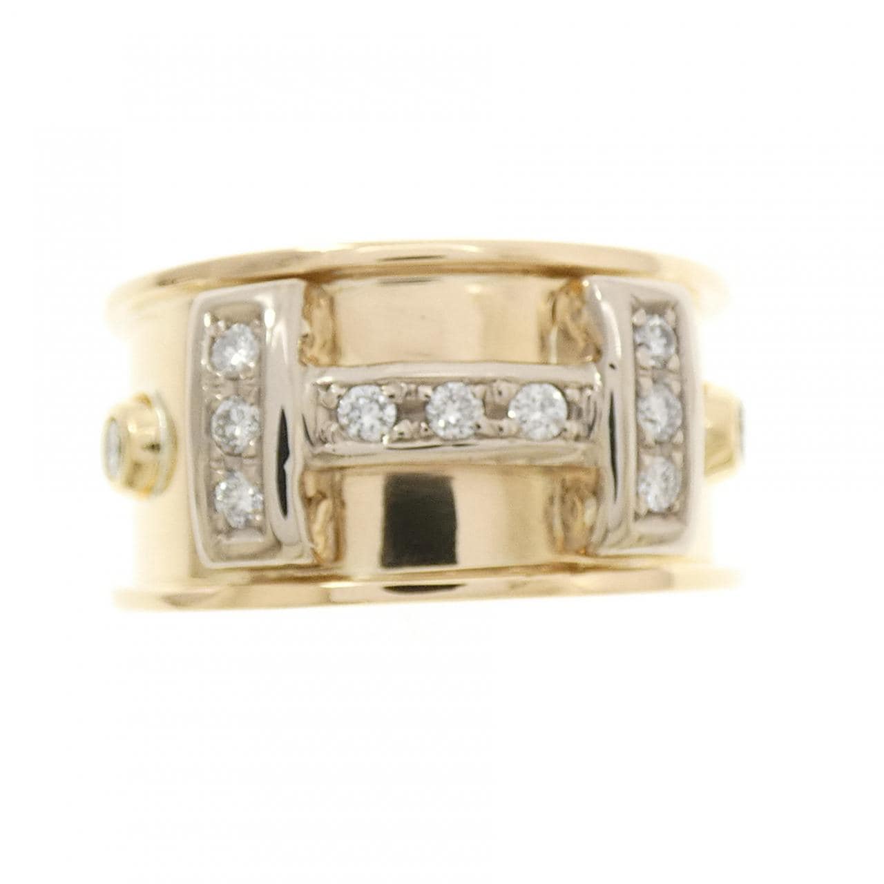 K18YG/K18WG ダイヤモンド リング