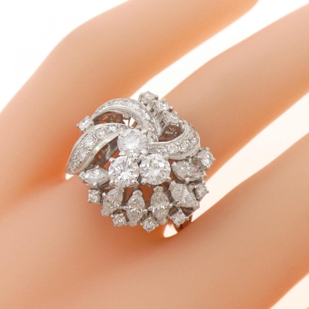 ミキモト ダイヤモンド リング 1.91CT