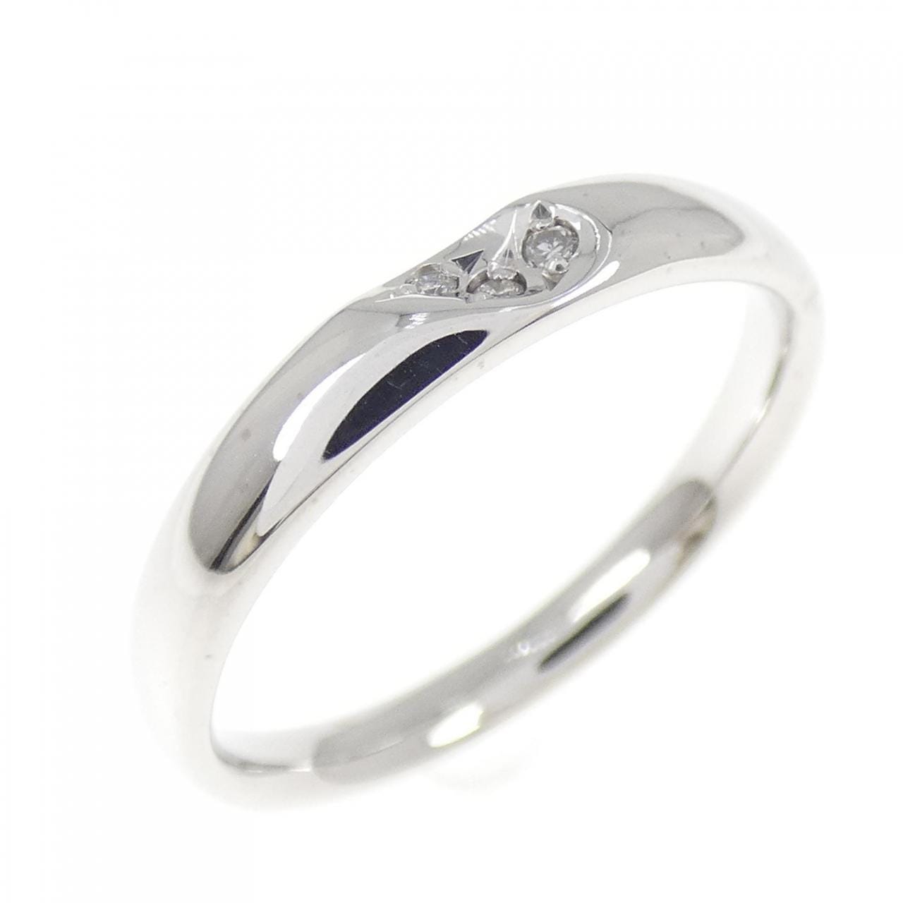 K18WG ダイヤモンド リング 0.02CT