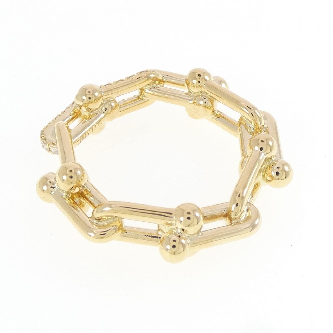 ティファニー ハードウェア スモール リンク リング 0.26CT