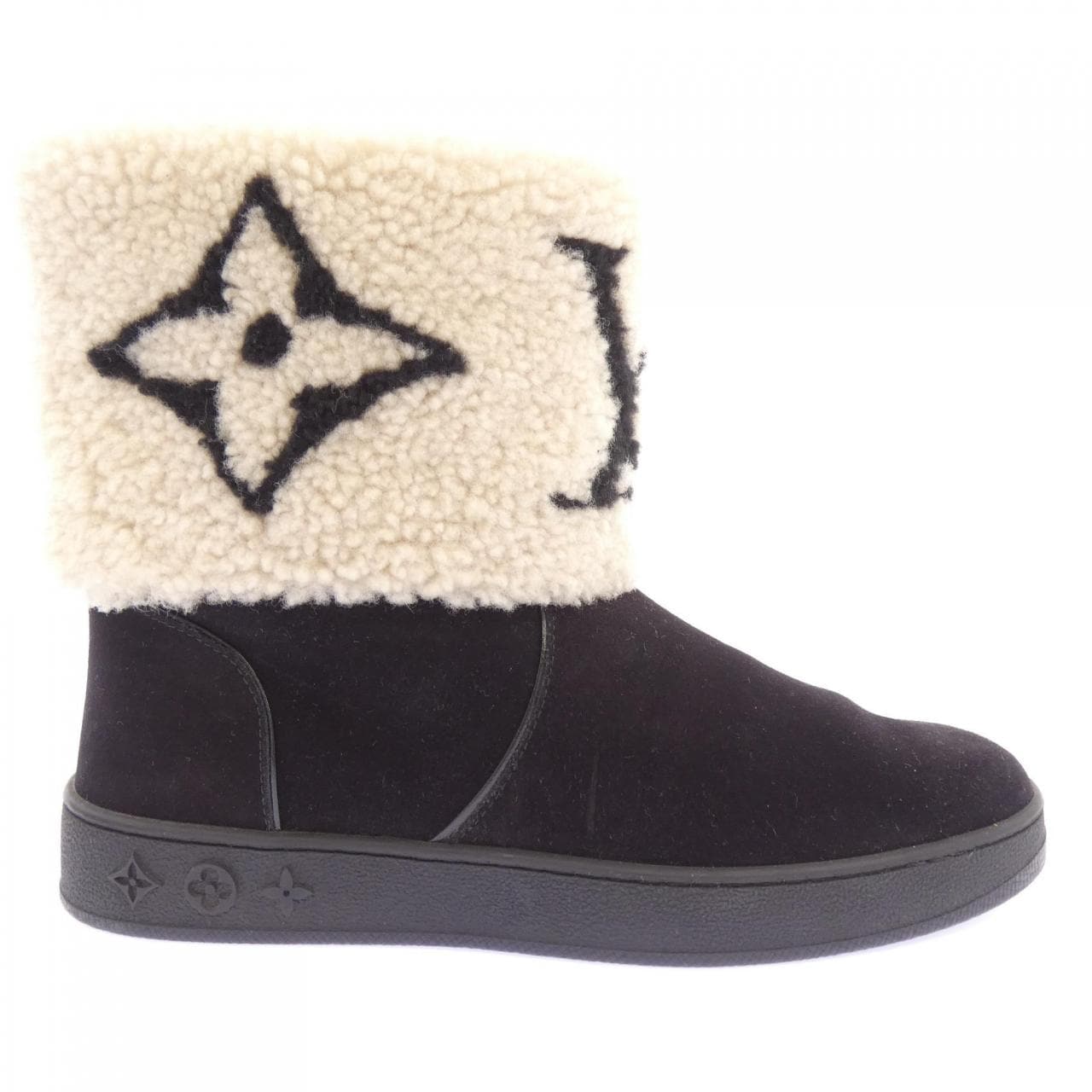 ルイヴィトン LOUIS VUITTON SNOW DROP FLAT ANKLE スノードロップライン ブーツ