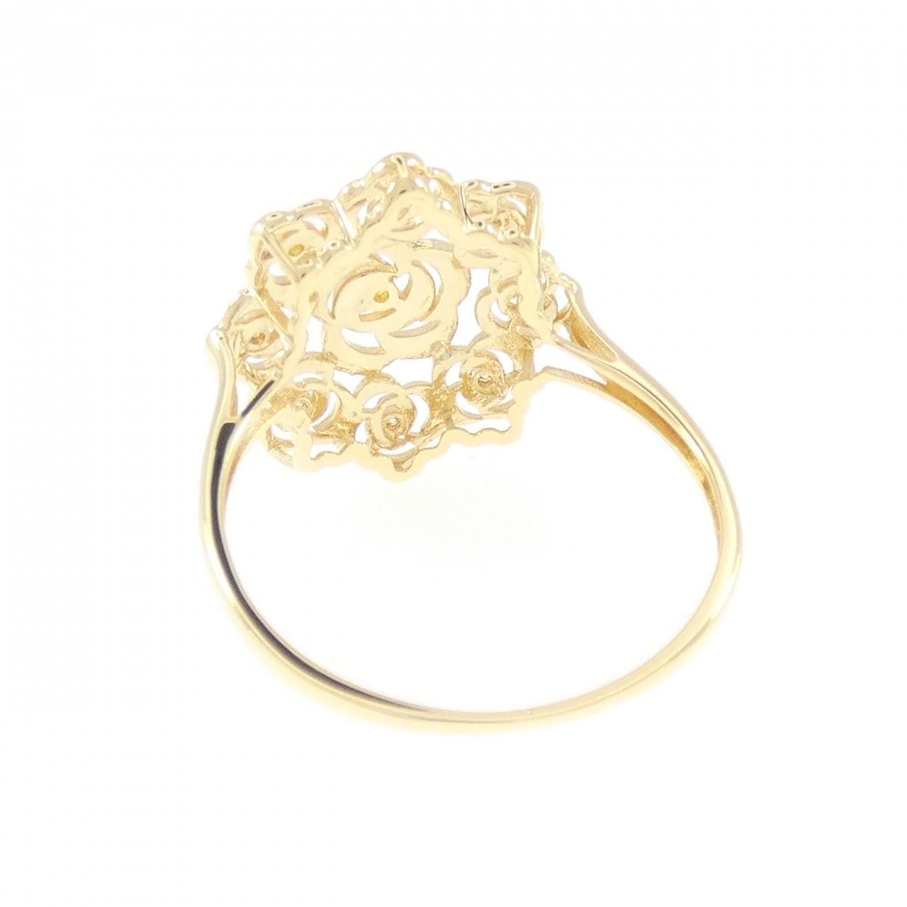 K18YG ダイヤモンド リング 0.08CT