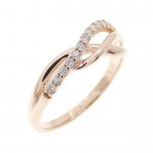 K10PG ダイヤモンド リング 0.12CT