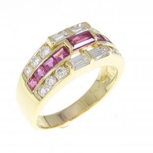750YG ルビー リング 0.94CT