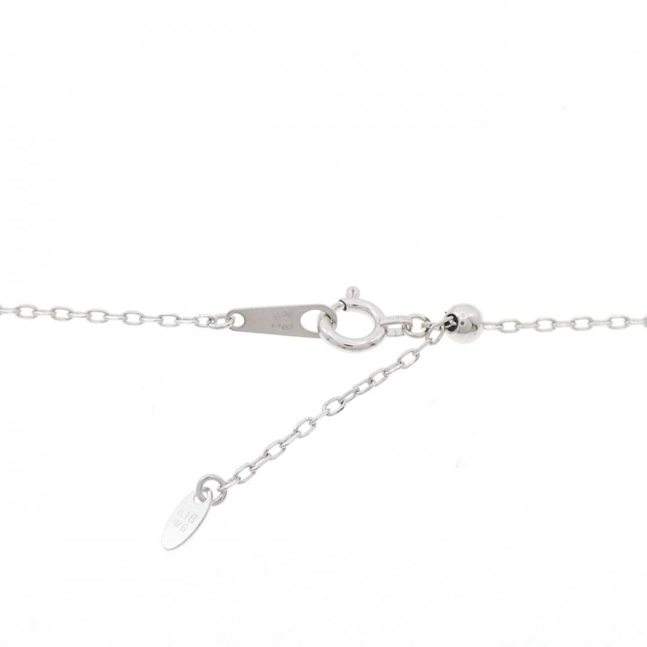 K18スリーカラー スター ダイヤモンド ネックレス 0.07CT