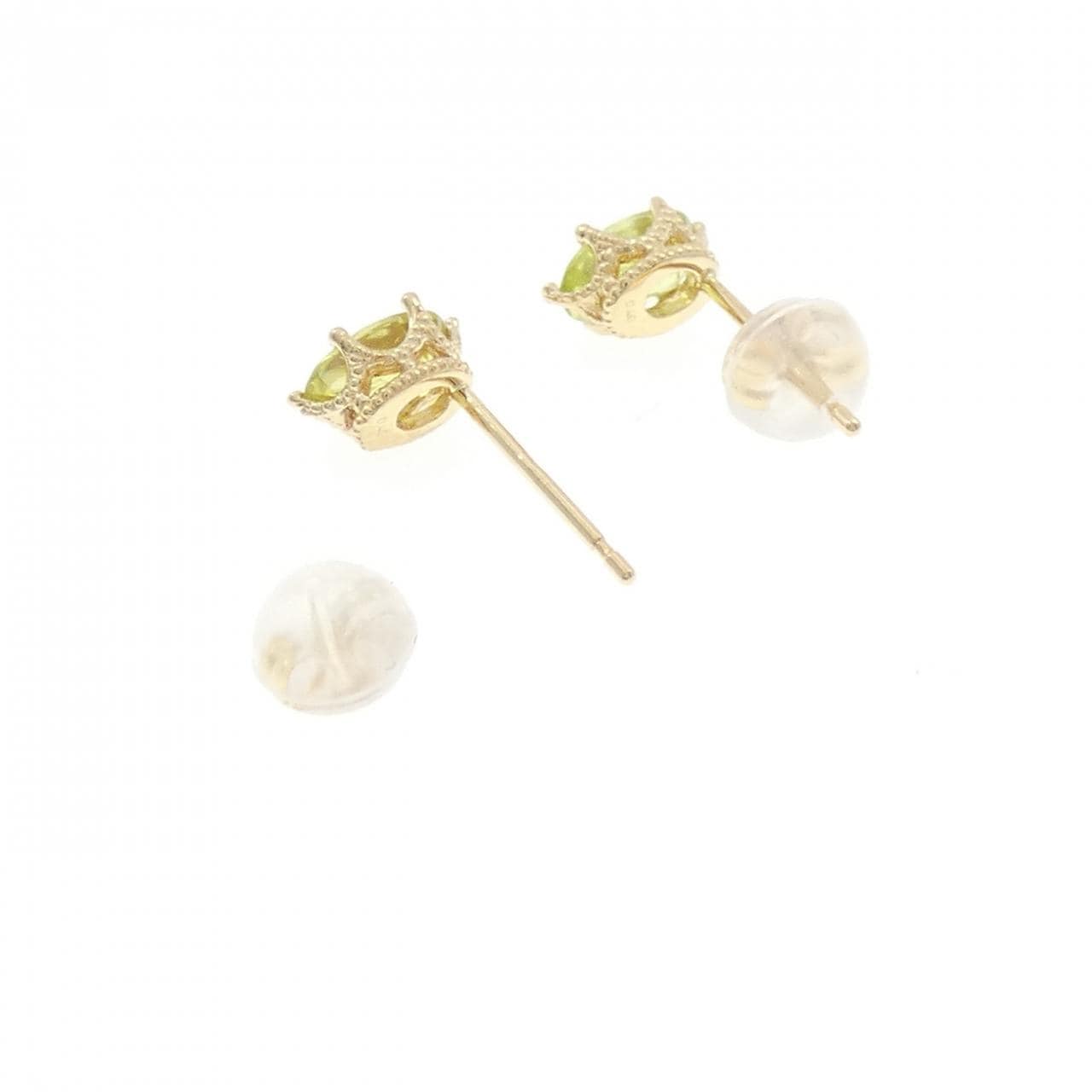 K18YG スフェーン ピアス 0.80CT