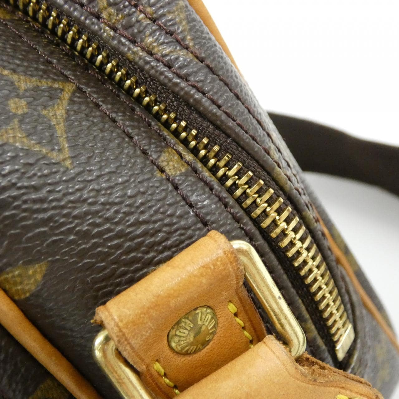 LOUIS VUITTON Monogram Reporter 28 公分 M45254 單肩包