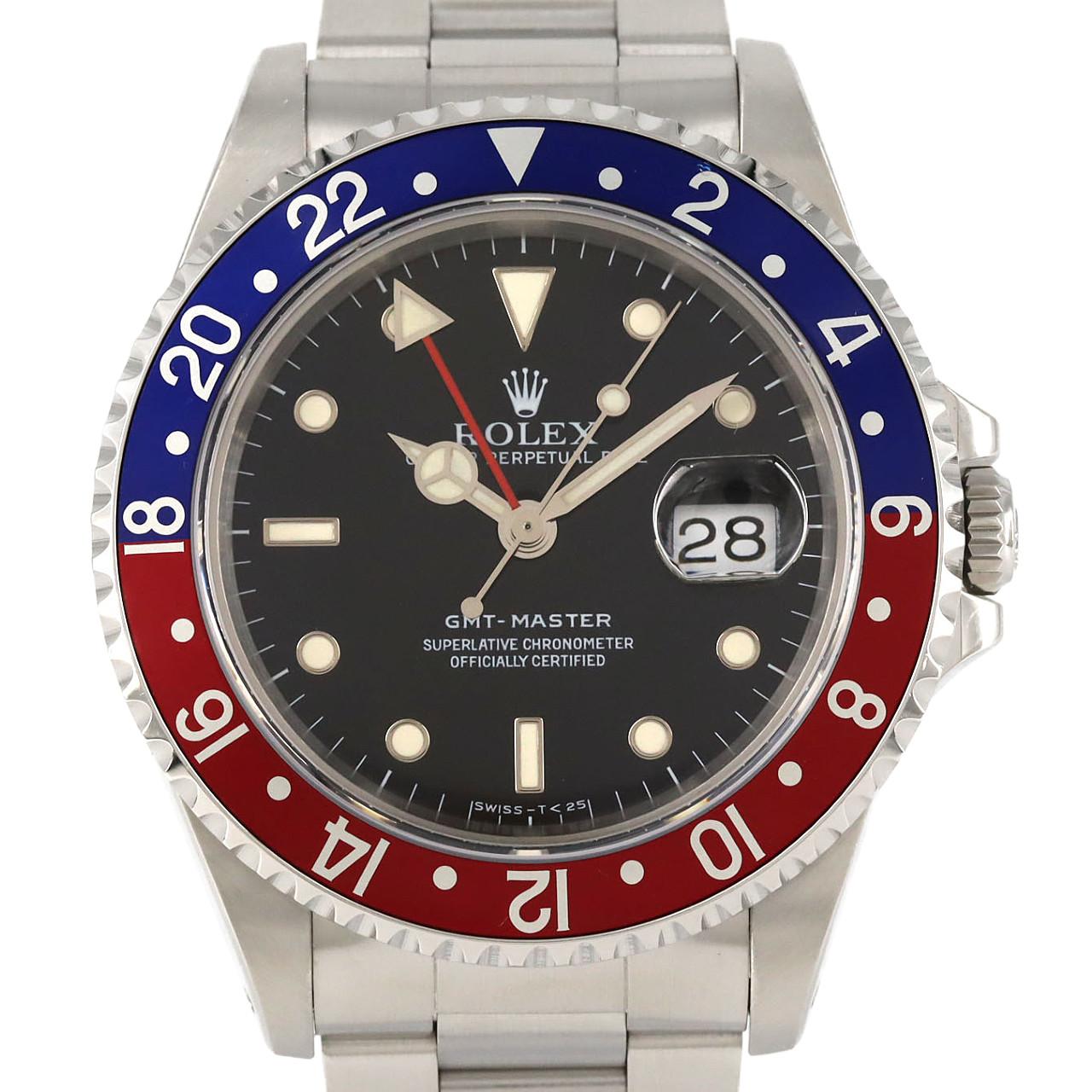 ロレックス GMTマスター 16700 SS 自動巻 X番