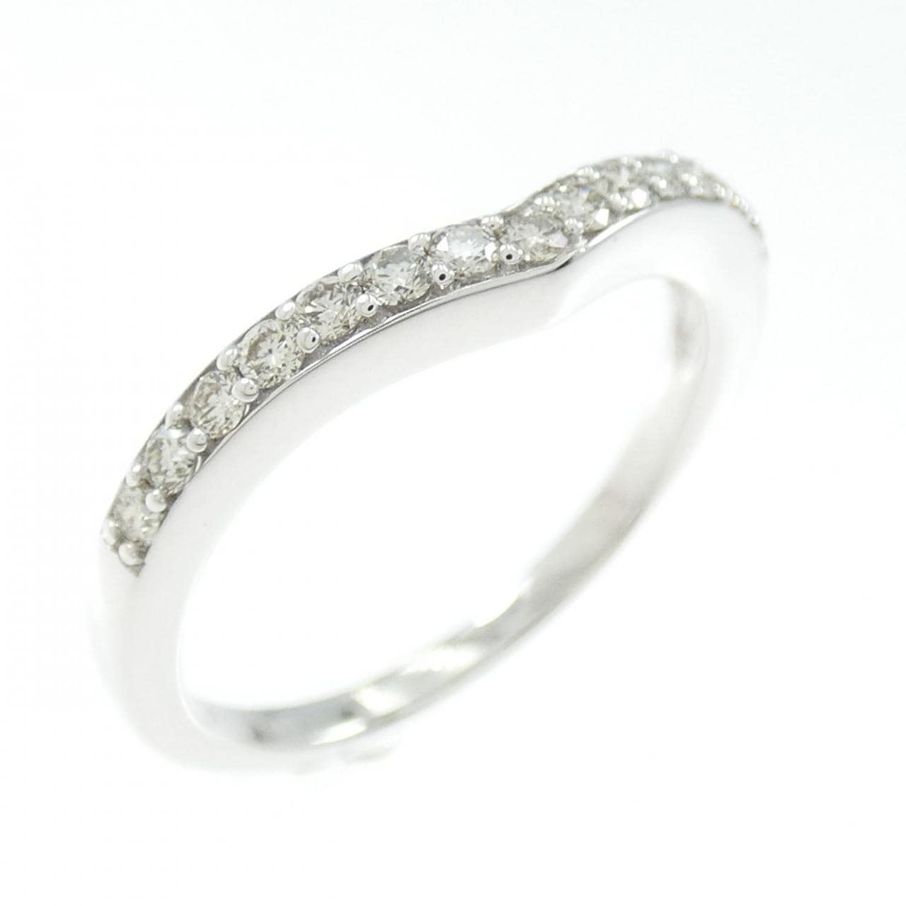 K18WG ダイヤモンド リング 0.19CT